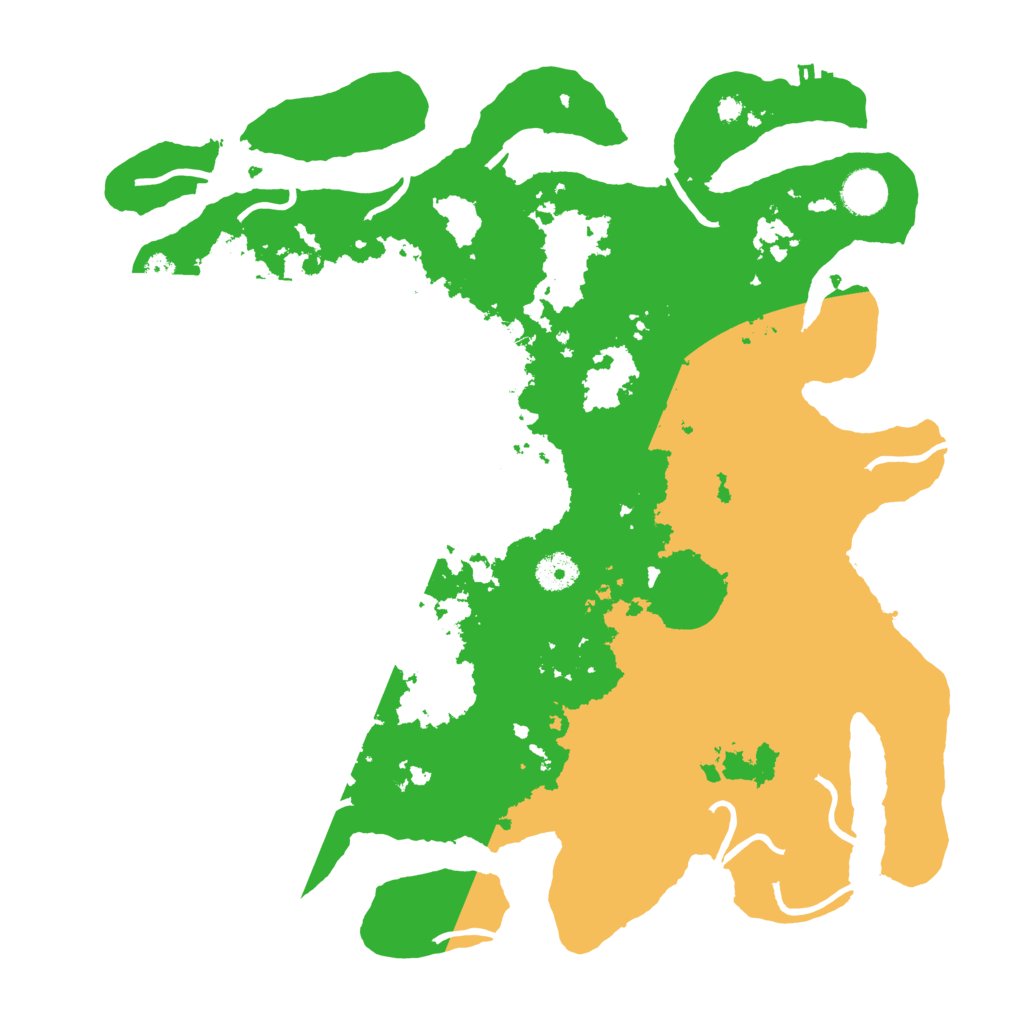Biome Rust Map: Procedural Map, Size: 3900, Seed: 92881435