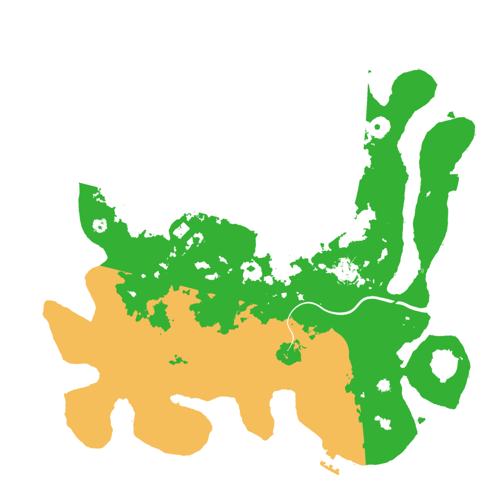 Biome Rust Map: Procedural Map, Size: 3500, Seed: 1866595