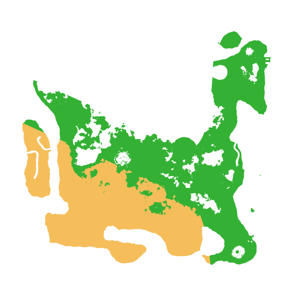 Biome Rust Map: Procedural Map, Size: 3500, Seed: 20623