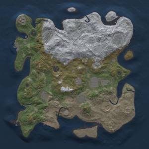 Thumbnail Rust Map: Procedural Map, Size: 3750, Seed: 1503613331, 18 Monuments