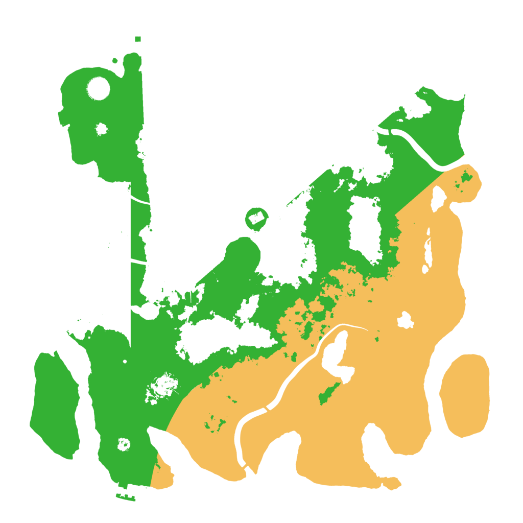 Biome Rust Map: Procedural Map, Size: 4000, Seed: 23784025