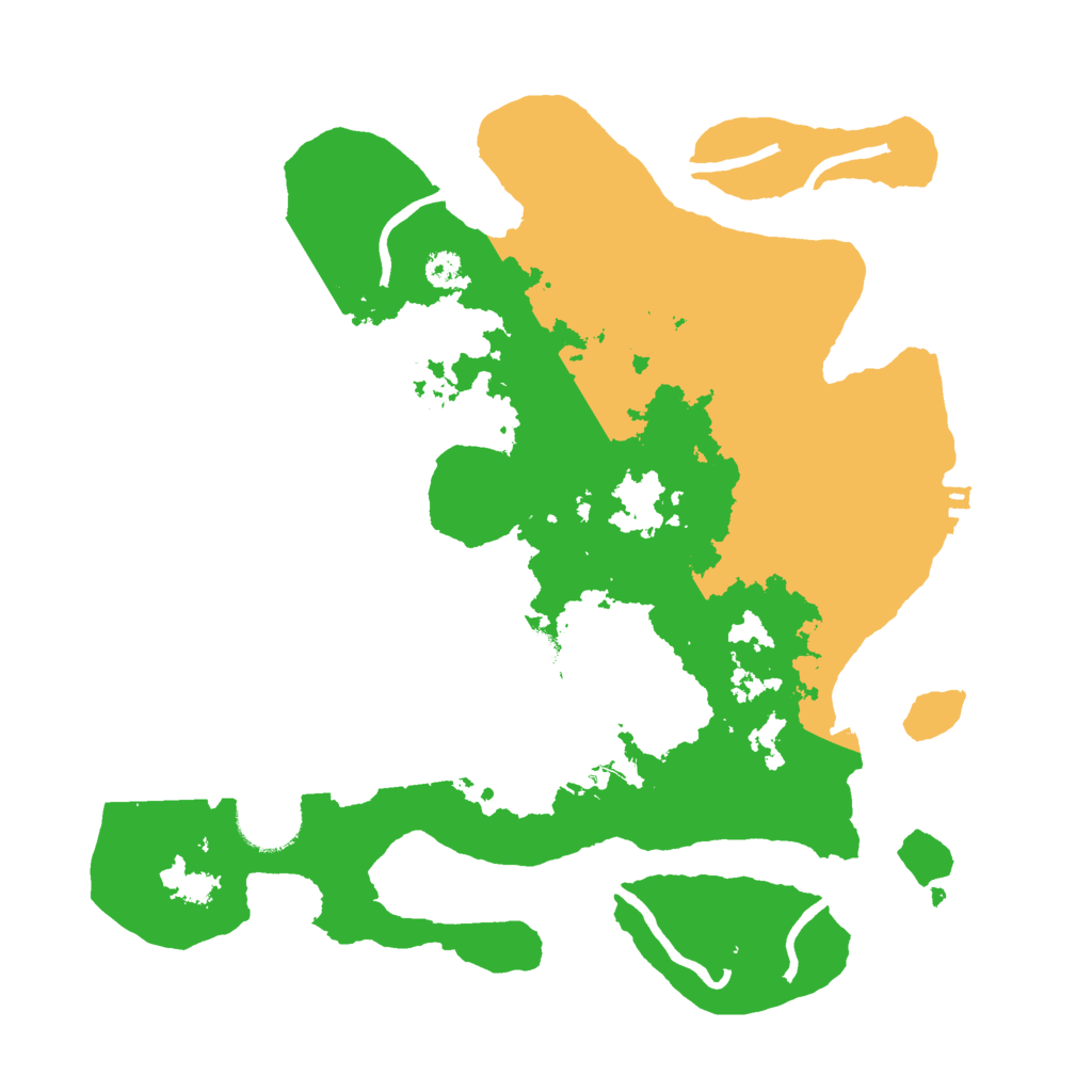 Biome Rust Map: Procedural Map, Size: 3000, Seed: 56323536