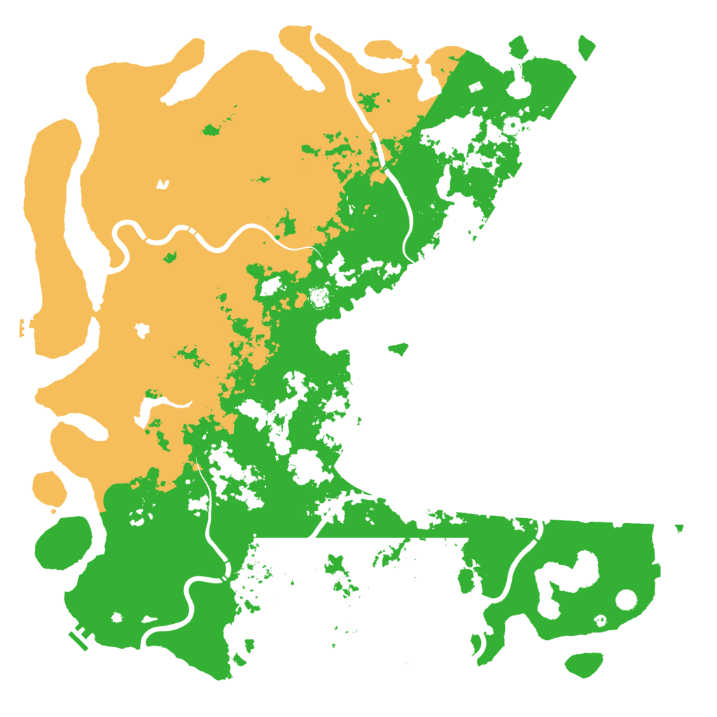 Biome Rust Map: Procedural Map, Size: 6000, Seed: 236577728