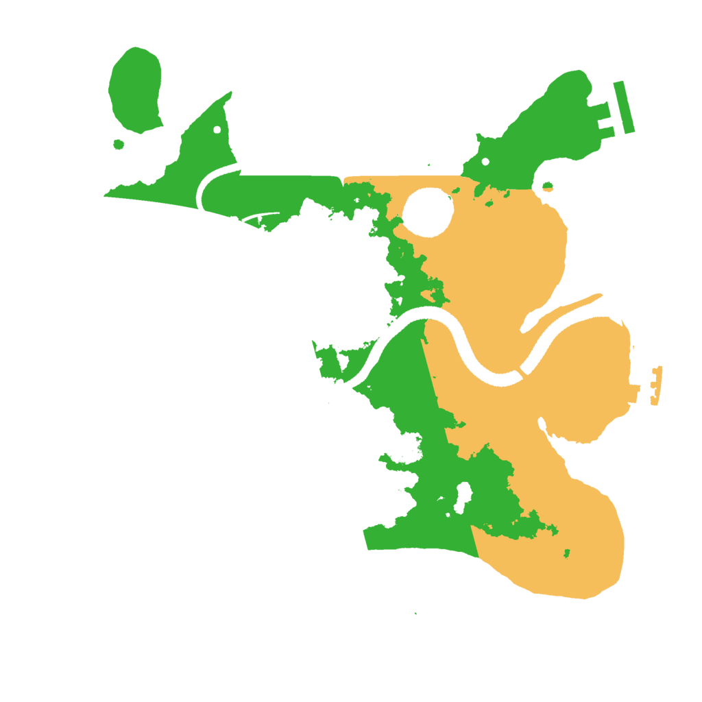 Biome Rust Map: Procedural Map, Size: 2700, Seed: 533672879