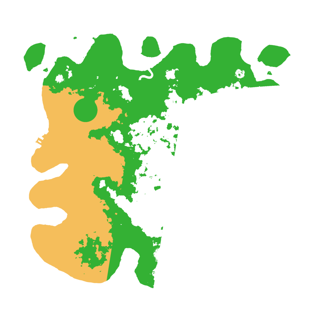 Biome Rust Map: Procedural Map, Size: 3500, Seed: 889625993