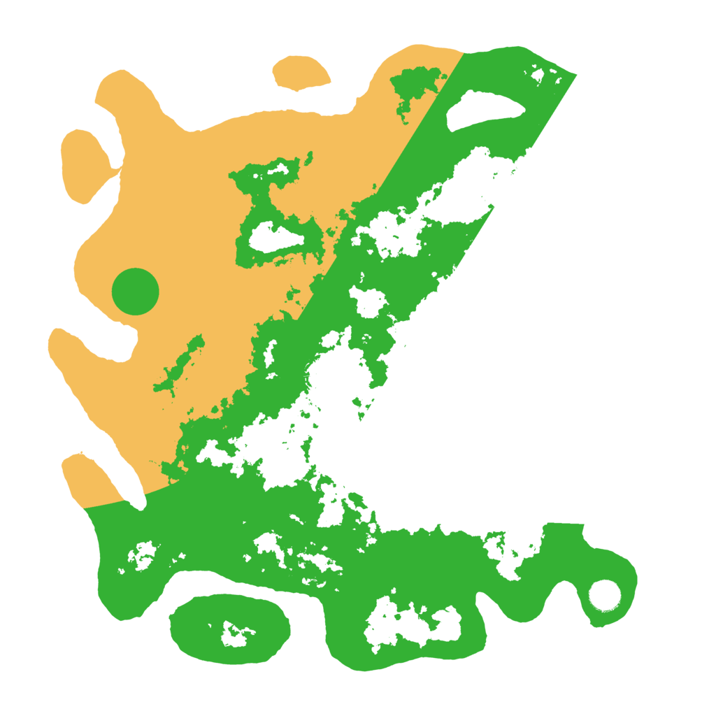 Biome Rust Map: Barren, Size: 4000, Seed: 517487564