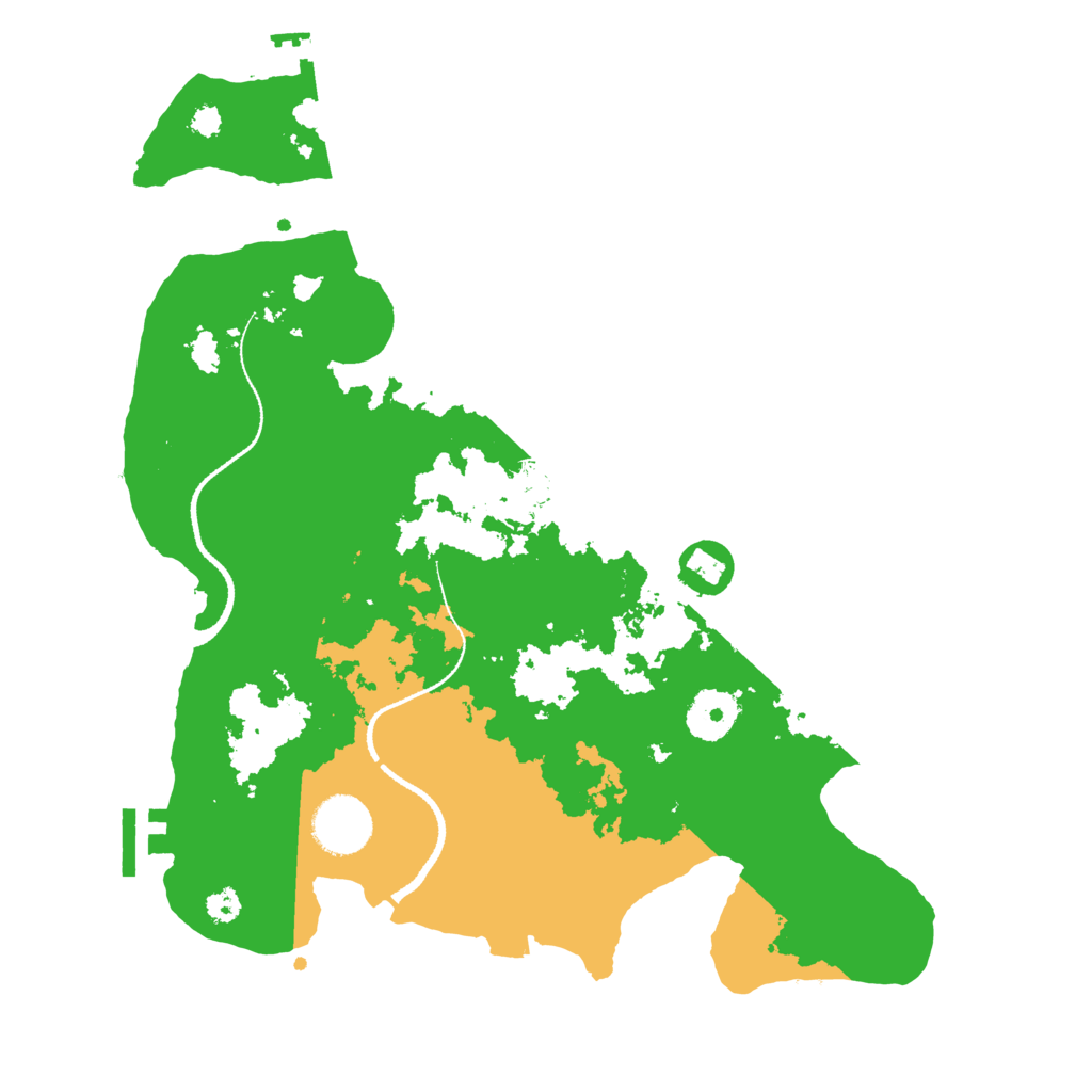 Biome Rust Map: Procedural Map, Size: 3250, Seed: 735504185