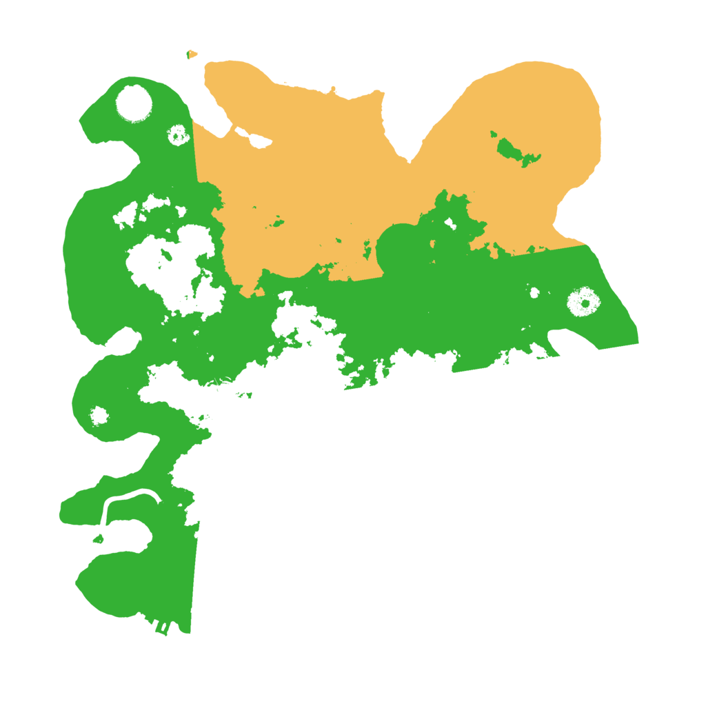 Biome Rust Map: Procedural Map, Size: 3500, Seed: 1418110850
