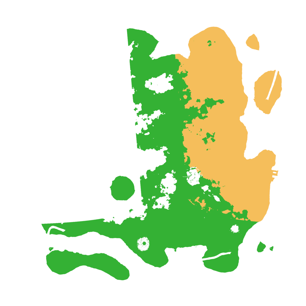 Biome Rust Map: Procedural Map, Size: 3500, Seed: 2047288372