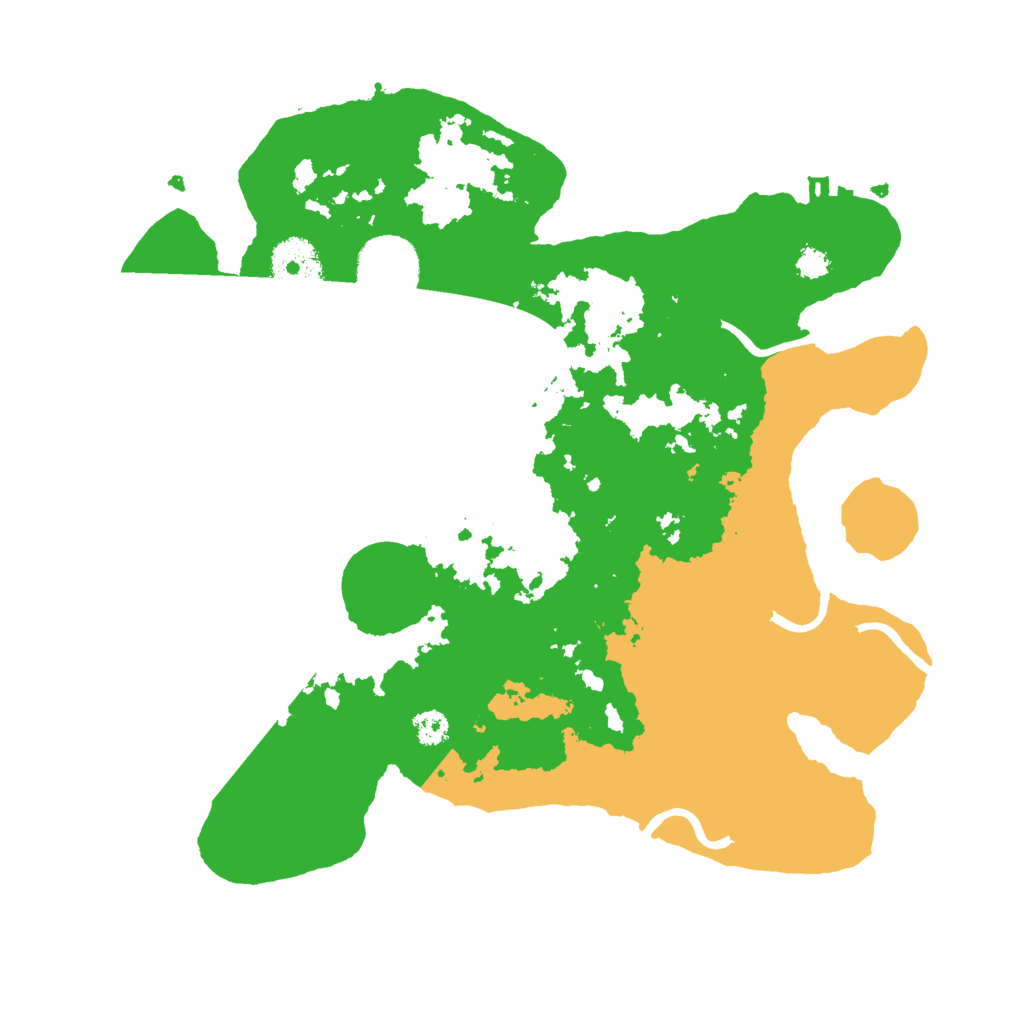 Biome Rust Map: Procedural Map, Size: 3000, Seed: 30568