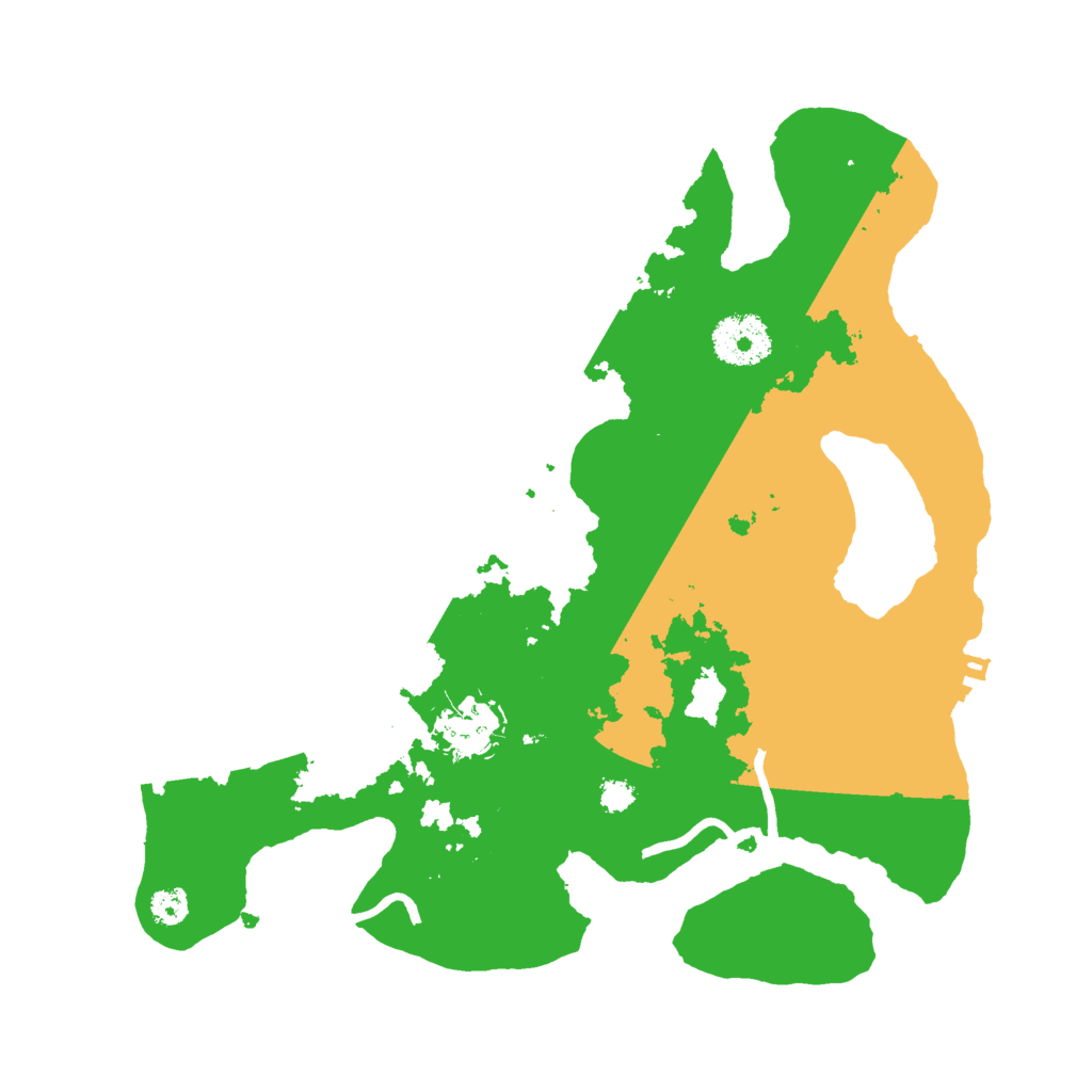 Biome Rust Map: Procedural Map, Size: 3000, Seed: 88309253