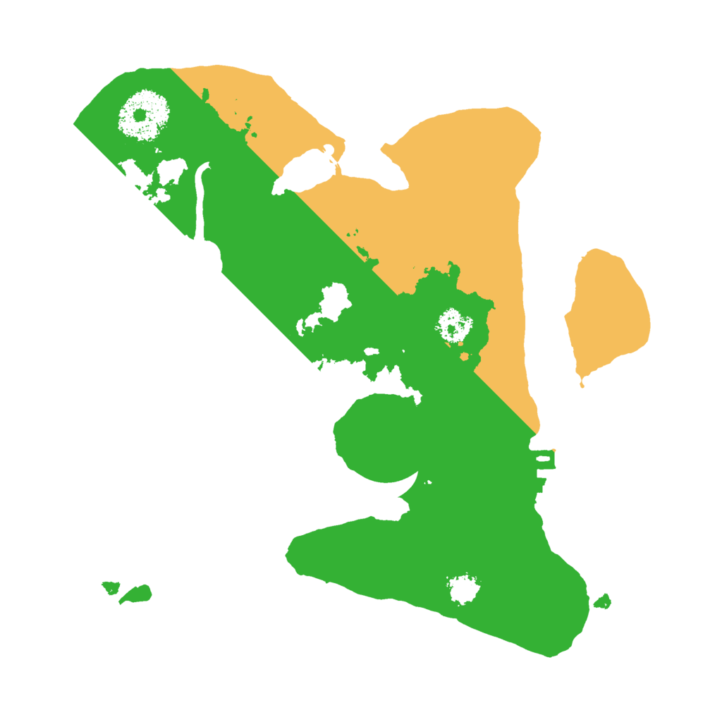 Biome Rust Map: Procedural Map, Size: 2200, Seed: 54699461