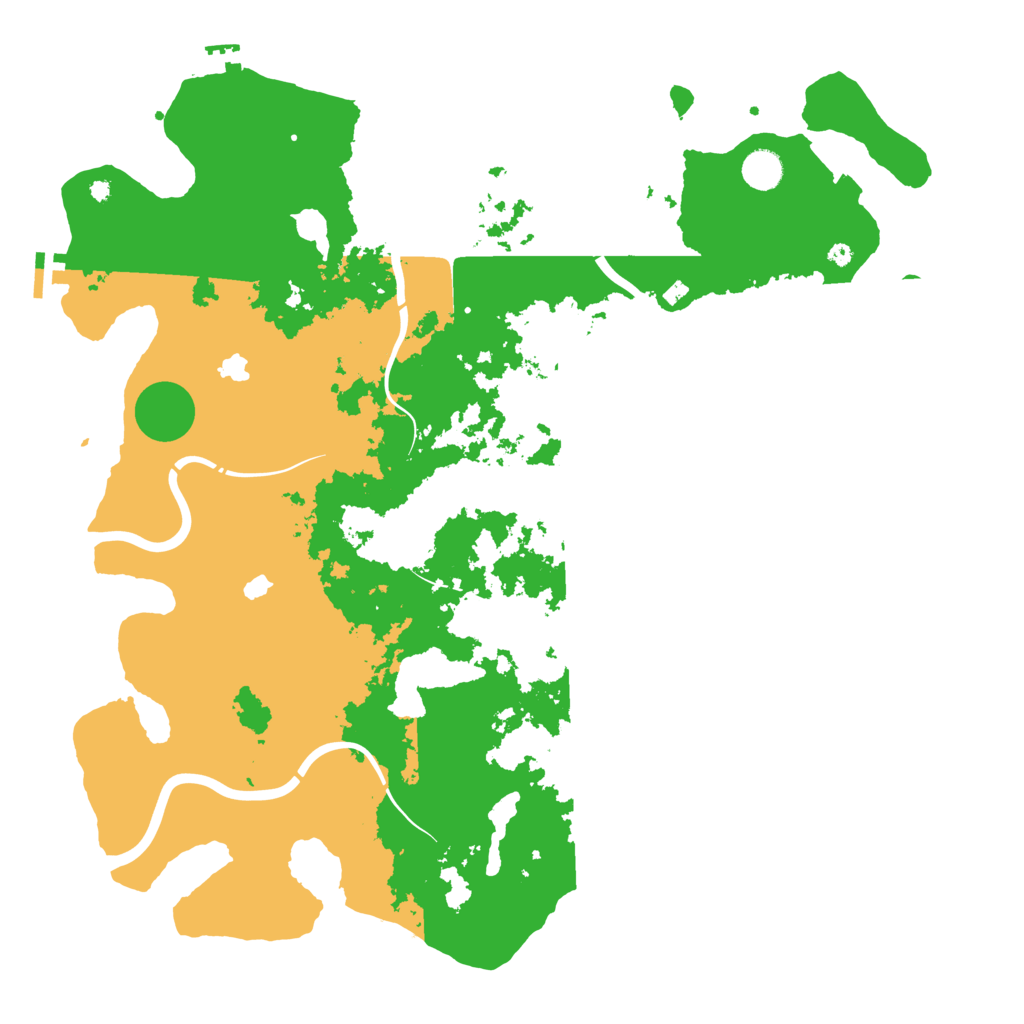 Biome Rust Map: Procedural Map, Size: 4500, Seed: 1936483370