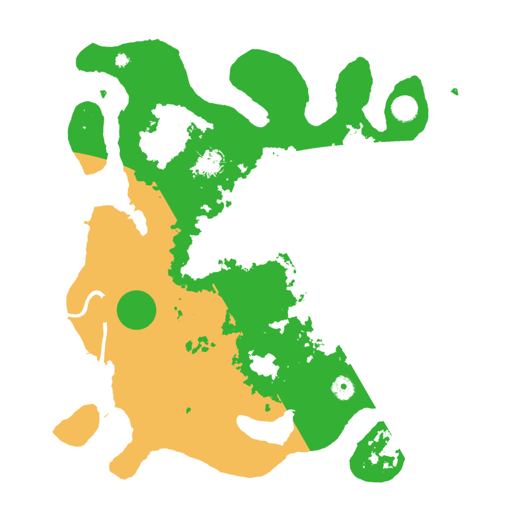 Biome Rust Map: Procedural Map, Size: 3500, Seed: 75918371