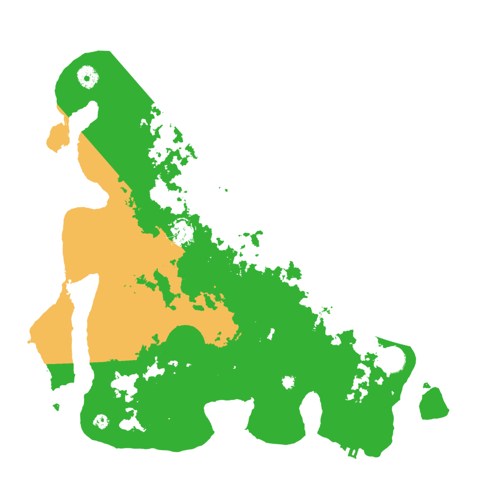 Biome Rust Map: Procedural Map, Size: 3500, Seed: 1454