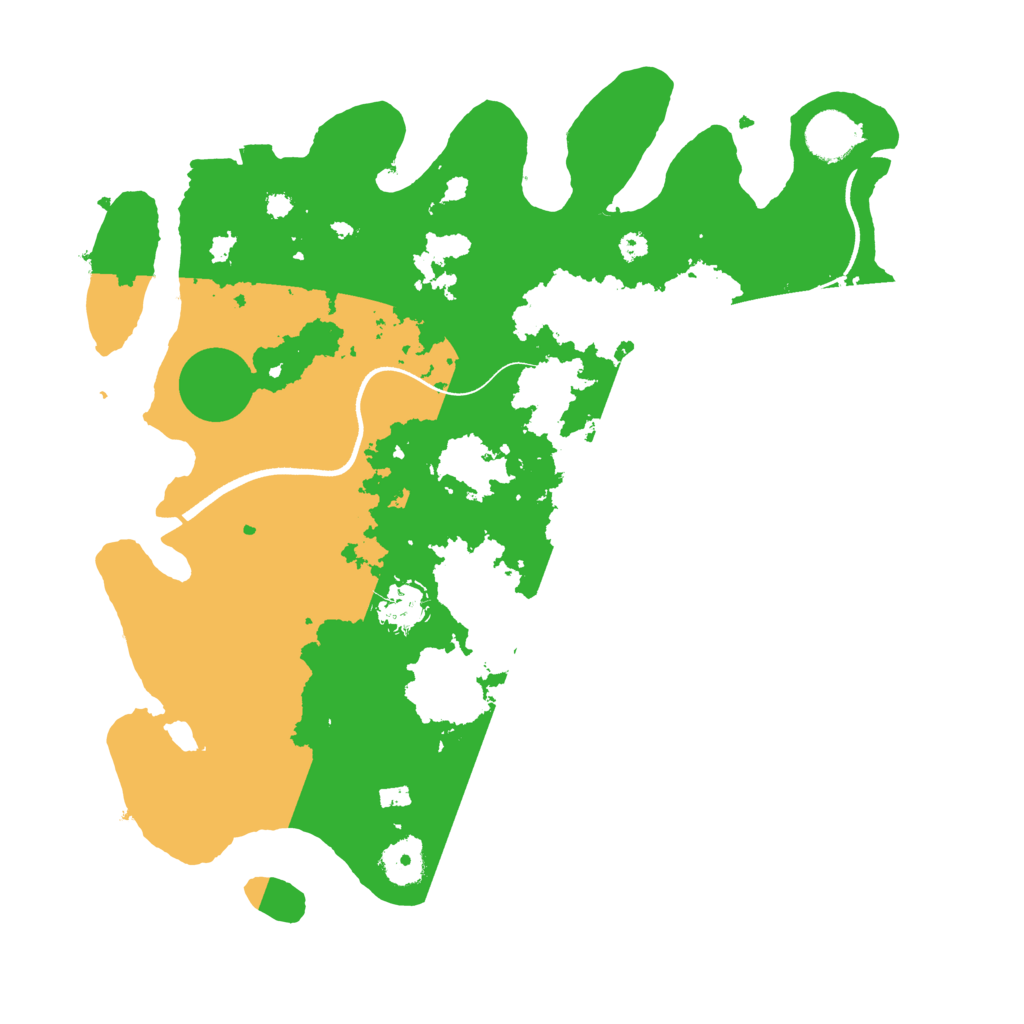 Biome Rust Map: Procedural Map, Size: 3650, Seed: 89157049