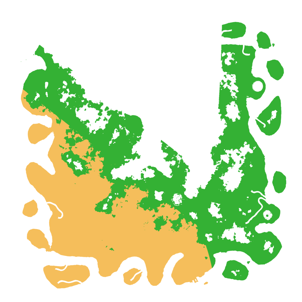 Biome Rust Map: Procedural Map, Size: 5000, Seed: 8943126