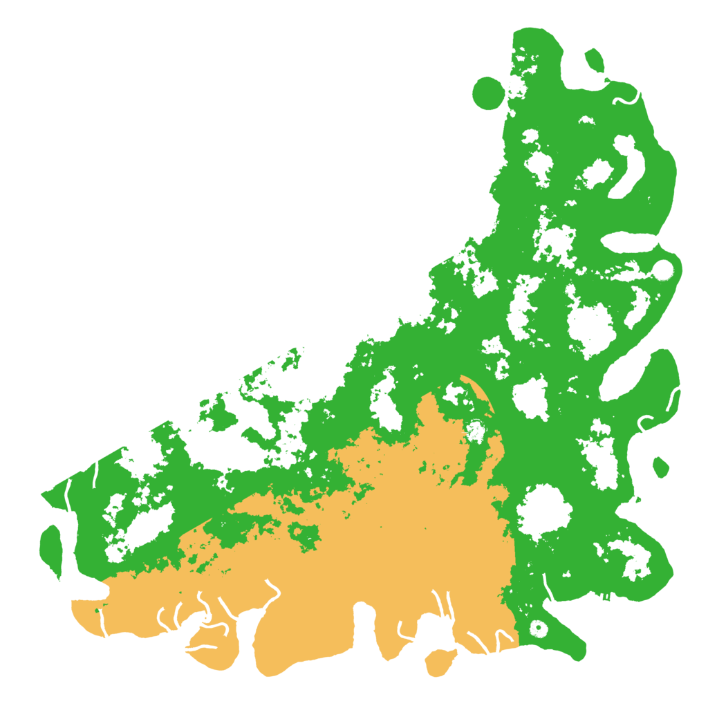 Biome Rust Map: Procedural Map, Size: 6000, Seed: 54848973