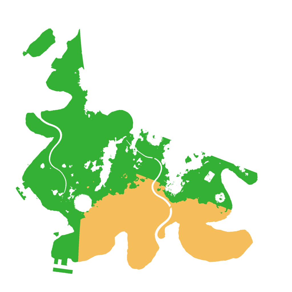 Biome Rust Map: Procedural Map, Size: 3000, Seed: 9793