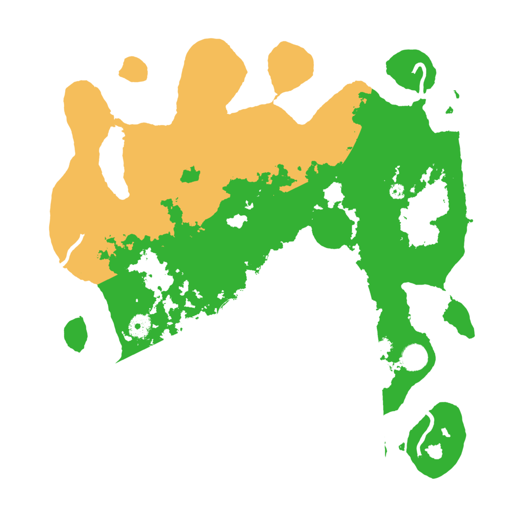 Biome Rust Map: Procedural Map, Size: 3500, Seed: 23454