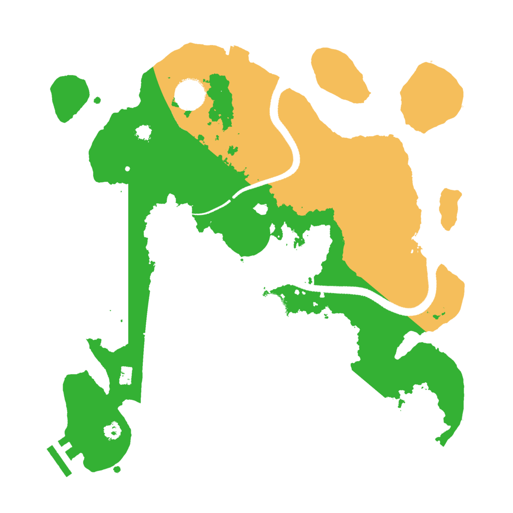 Biome Rust Map: Procedural Map, Size: 3000, Seed: 655693278