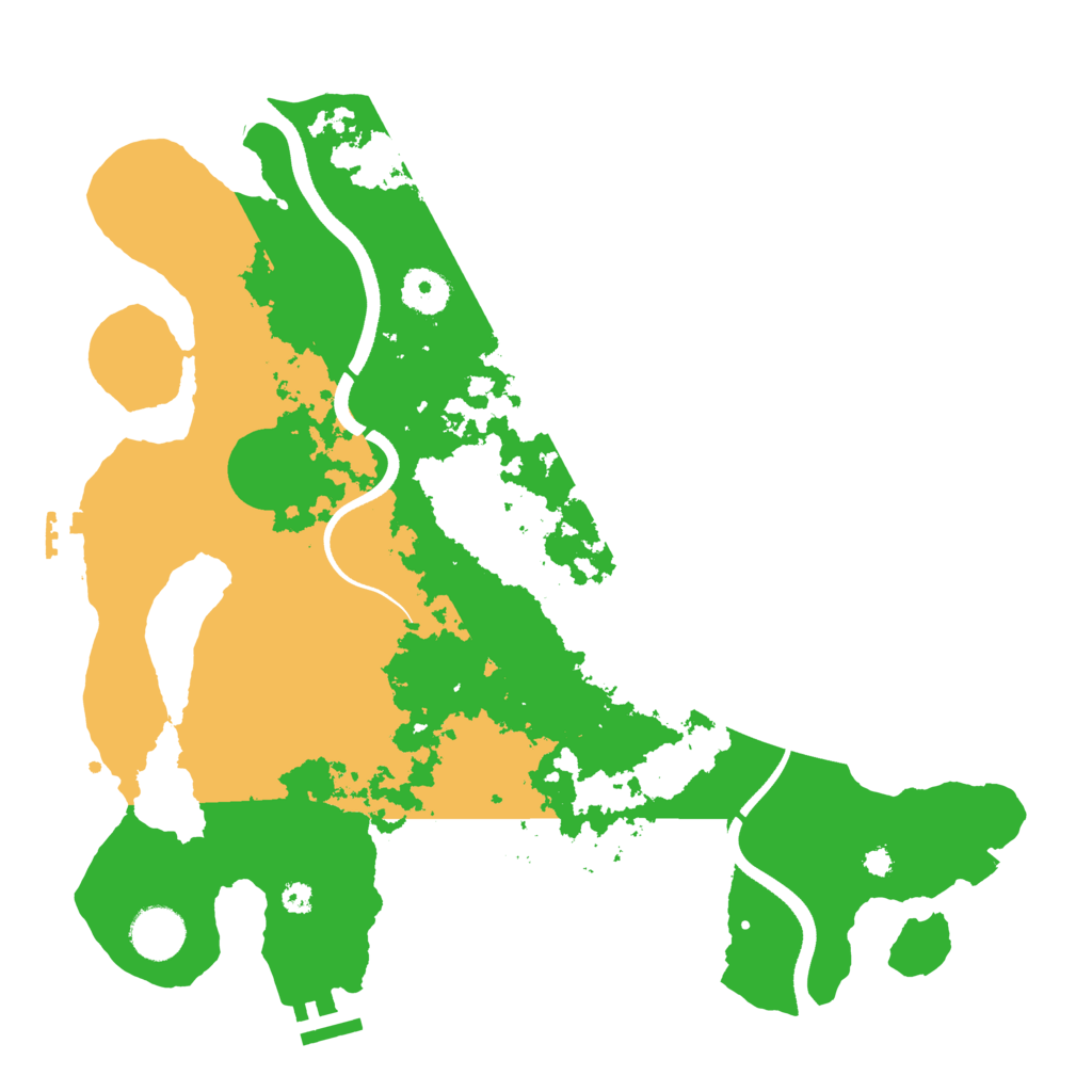Biome Rust Map: Procedural Map, Size: 3550, Seed: 46388662
