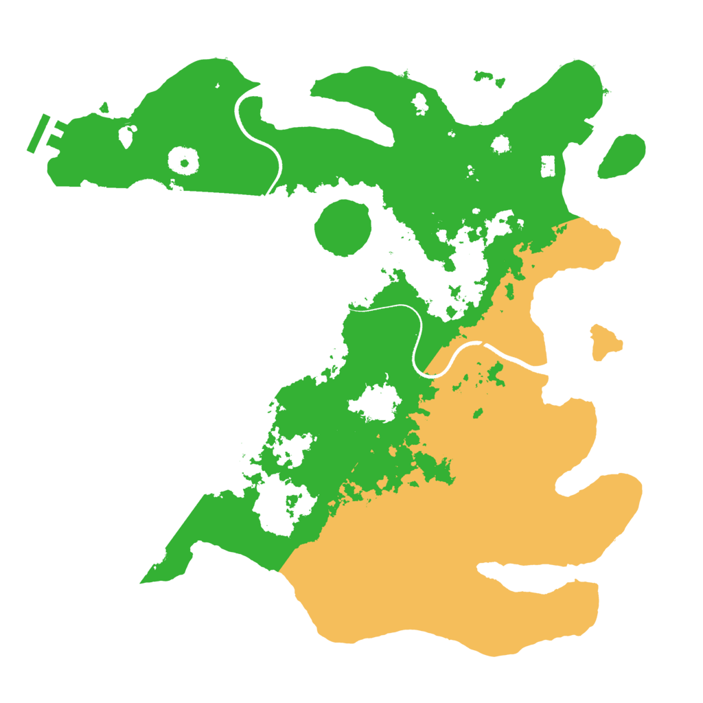 Biome Rust Map: Procedural Map, Size: 3501, Seed: 6739