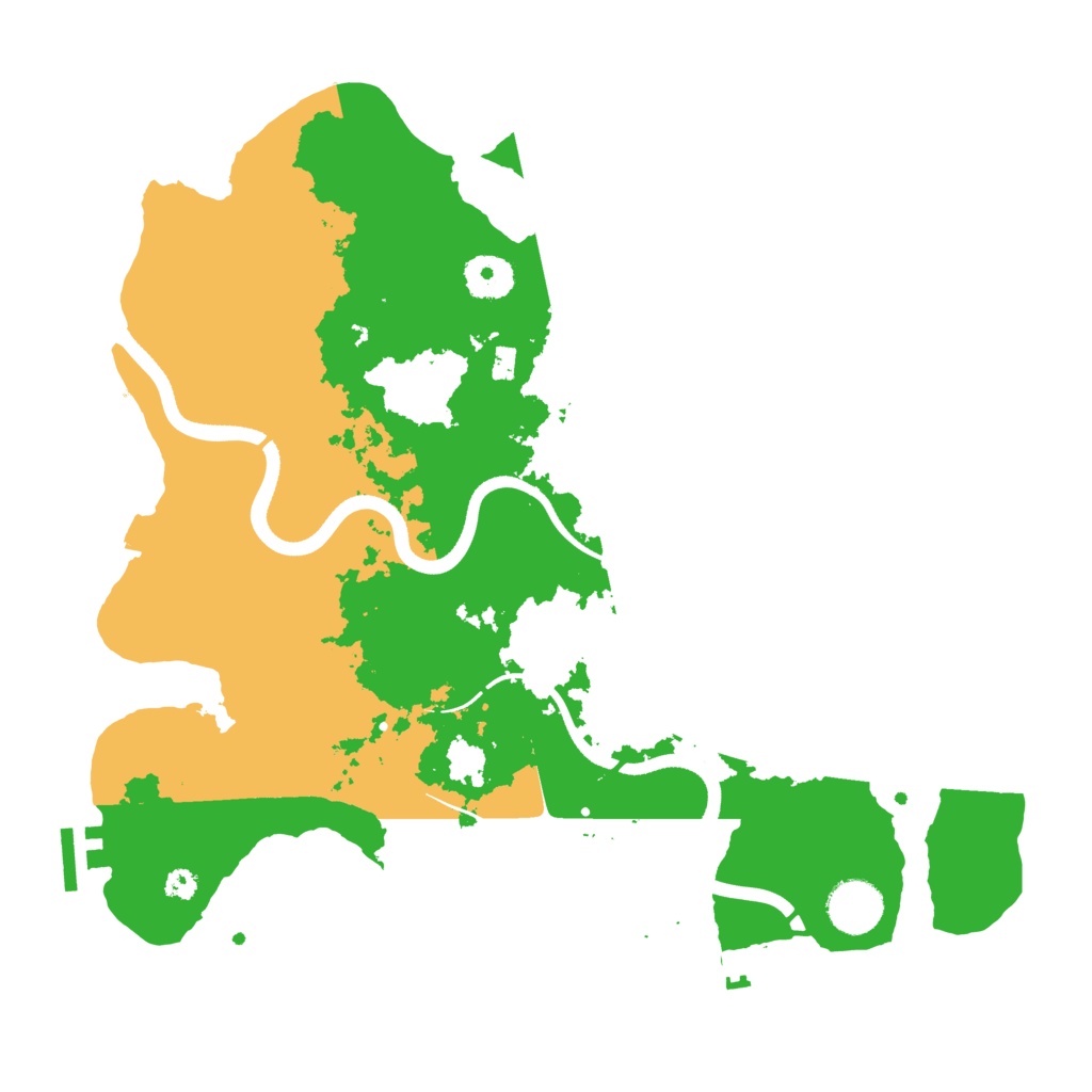 Biome Rust Map: Procedural Map, Size: 3500, Seed: 1569976367