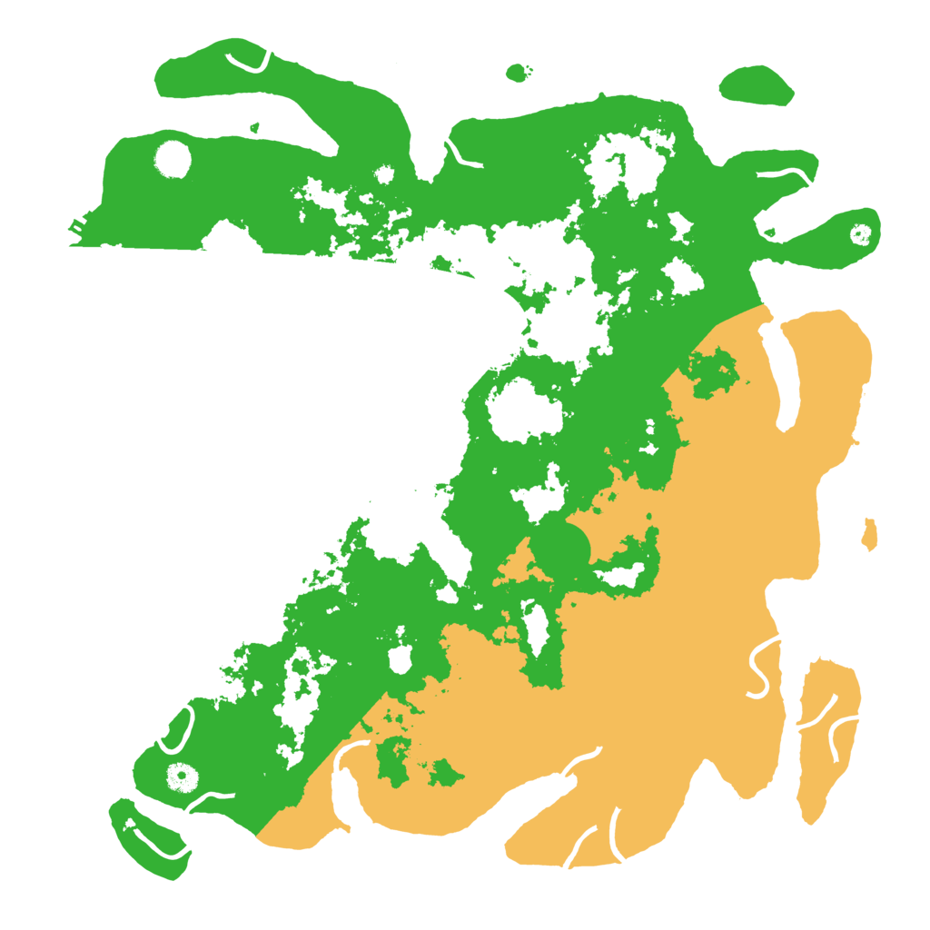 Biome Rust Map: Procedural Map, Size: 4500, Seed: 535752111
