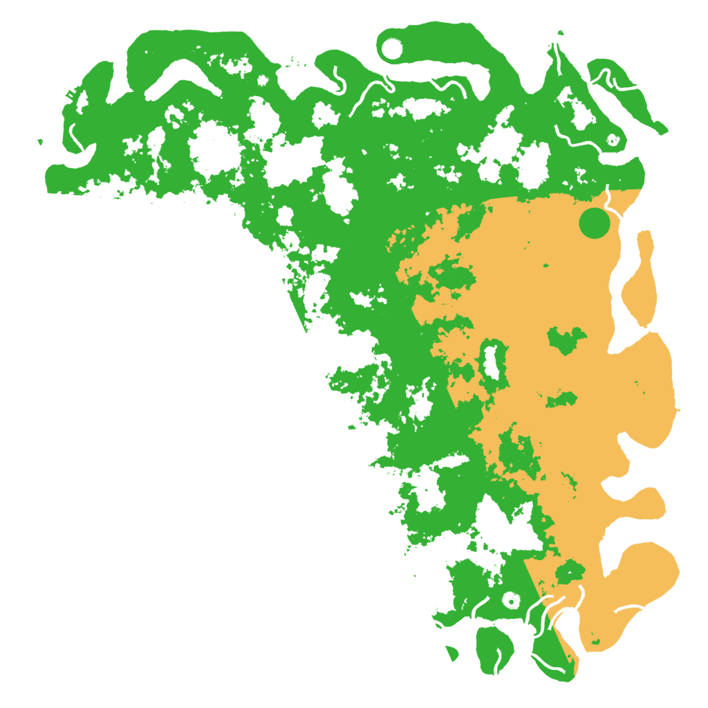Biome Rust Map: Procedural Map, Size: 6000, Seed: 323169524