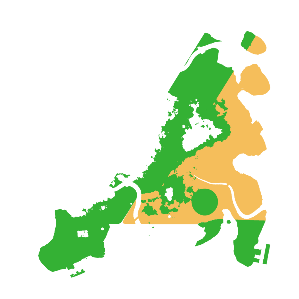 Biome Rust Map: Procedural Map, Size: 3000, Seed: 16793