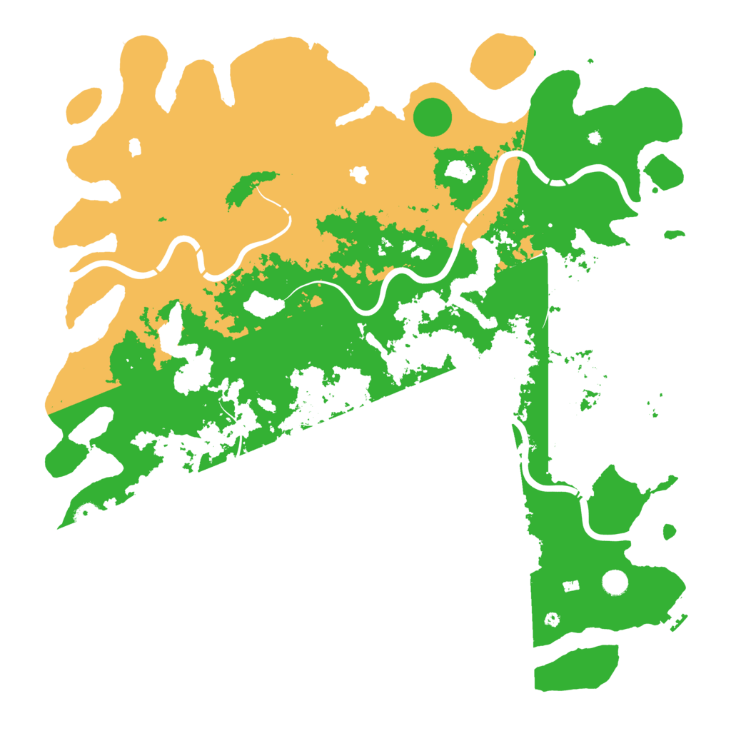 Biome Rust Map: Procedural Map, Size: 5000, Seed: 1429347347