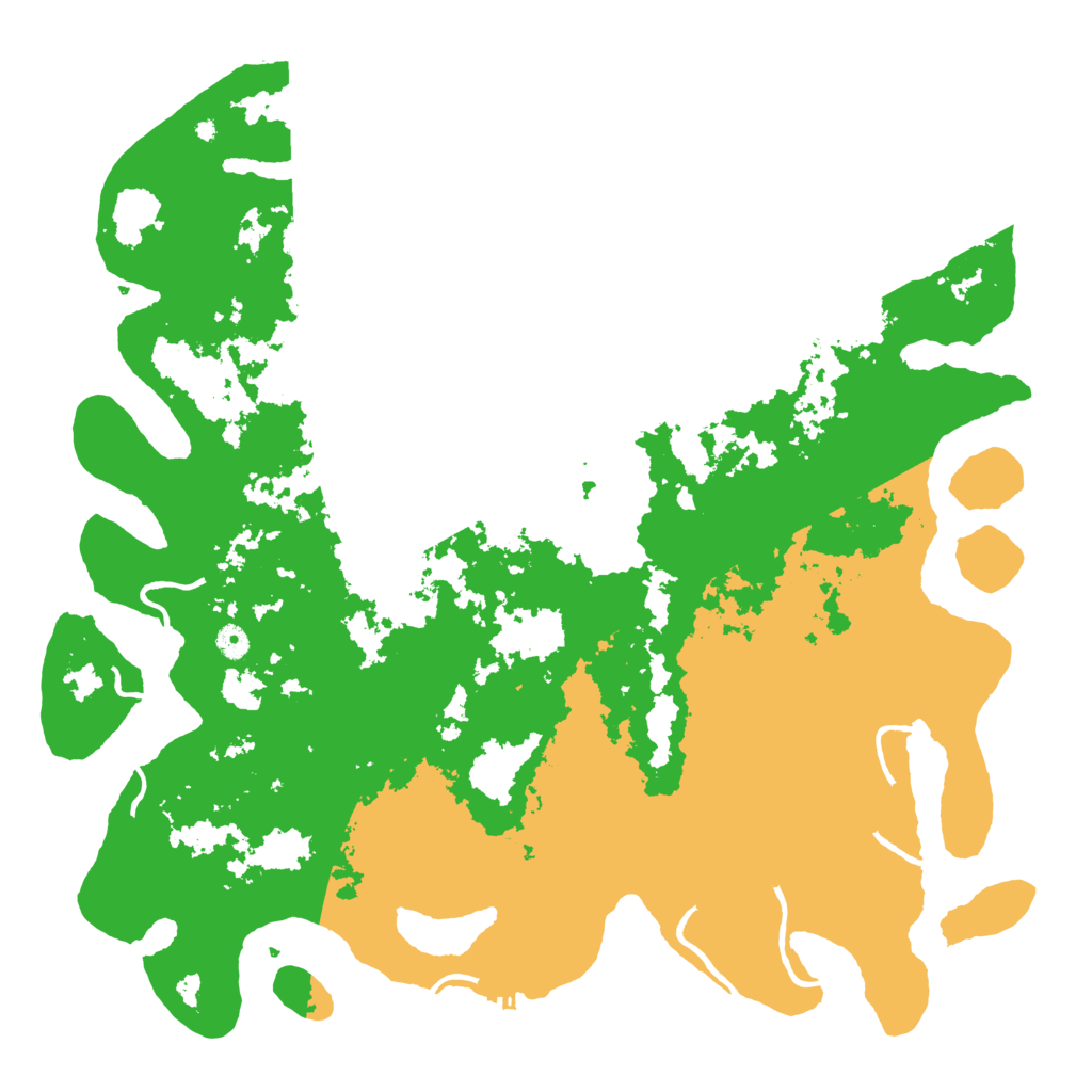 Biome Rust Map: Procedural Map, Size: 5000, Seed: 597497411