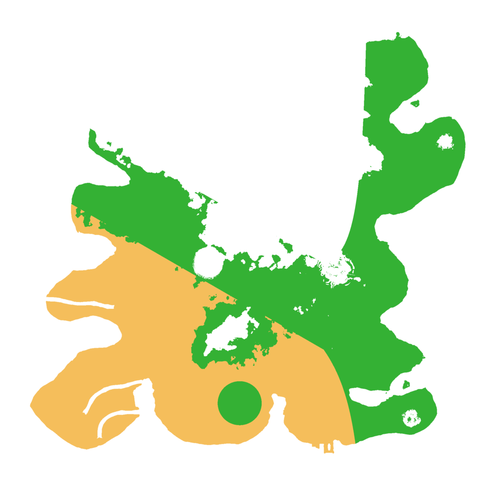 Biome Rust Map: Procedural Map, Size: 3000, Seed: 8402823
