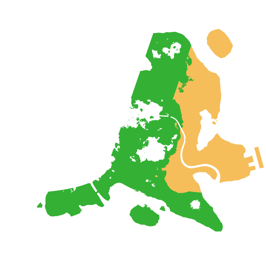 Biome Rust Map: Procedural Map, Size: 2500, Seed: 1901354041
