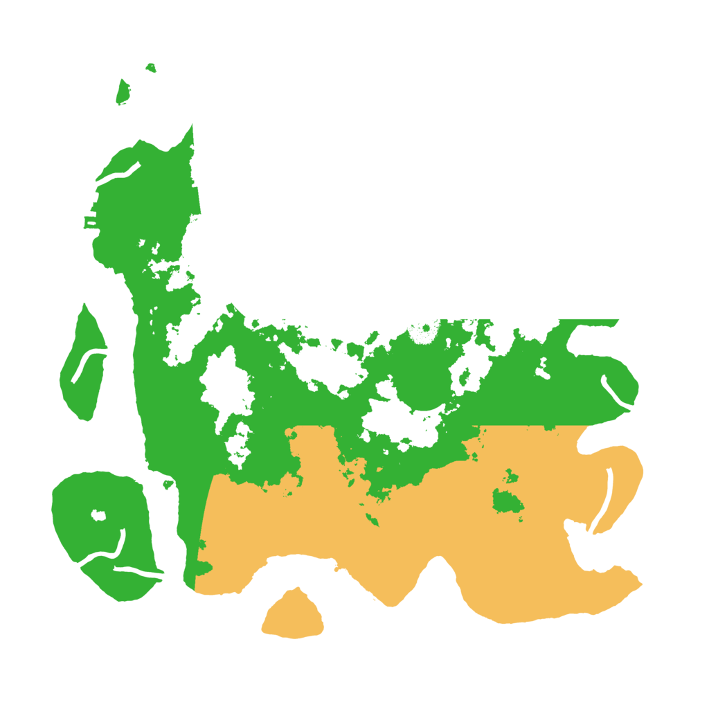 Biome Rust Map: Procedural Map, Size: 3500, Seed: 22651521