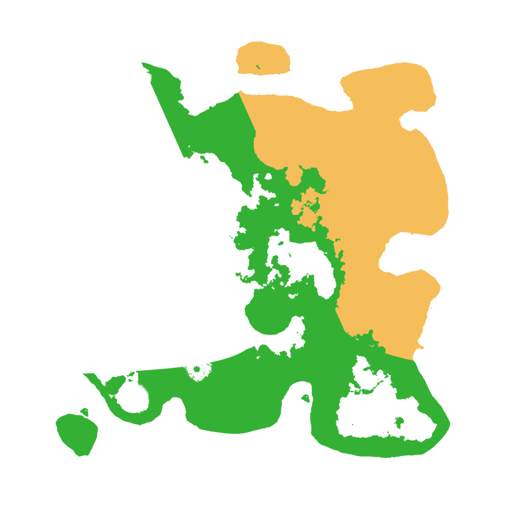 Biome Rust Map: Procedural Map, Size: 3000, Seed: 16738