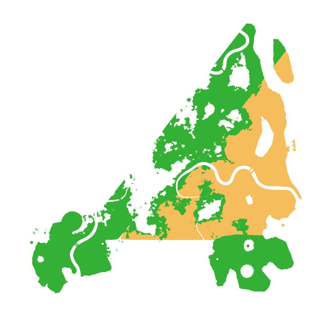 Biome Rust Map: Procedural Map, Size: 4300, Seed: 7171586