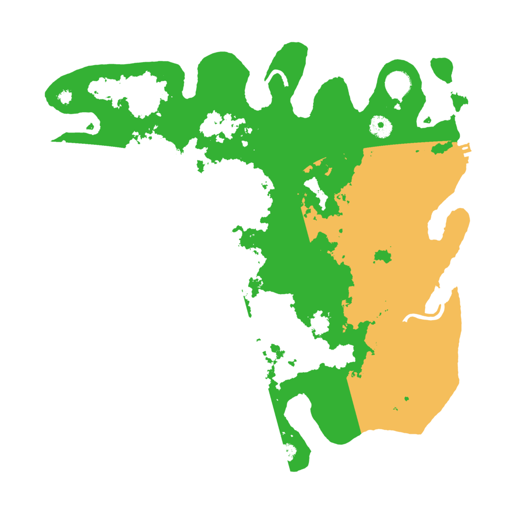 Biome Rust Map: Procedural Map, Size: 3550, Seed: 22947412