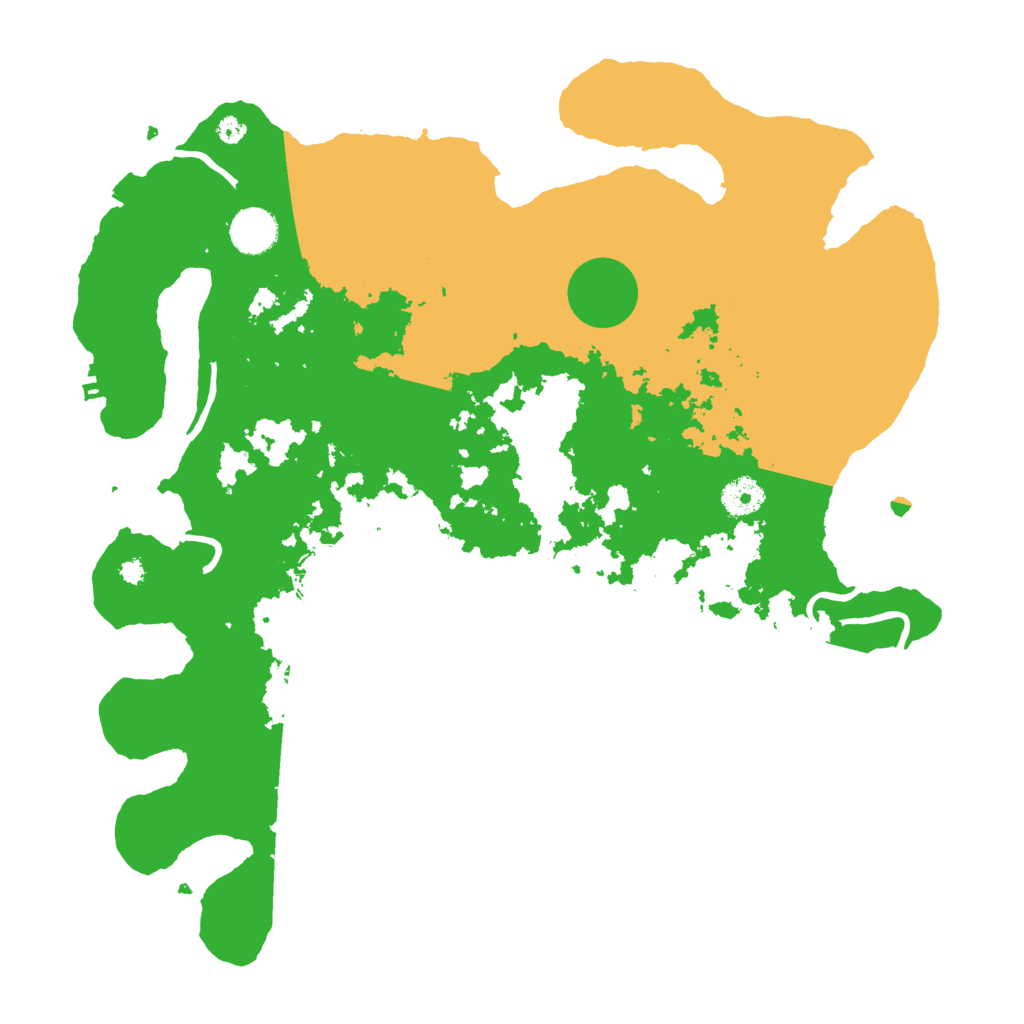 Biome Rust Map: Procedural Map, Size: 3850, Seed: 52308541