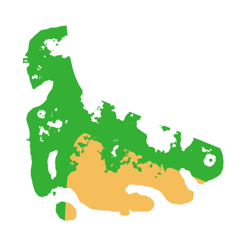 Biome Rust Map: Procedural Map, Size: 3000, Seed: 84899