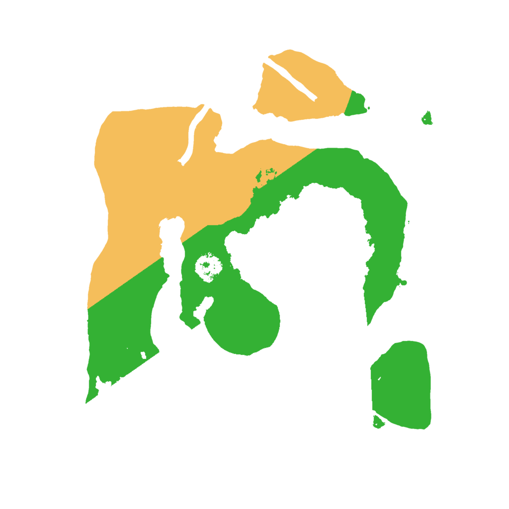 Biome Rust Map: Procedural Map, Size: 2000, Seed: 51423774