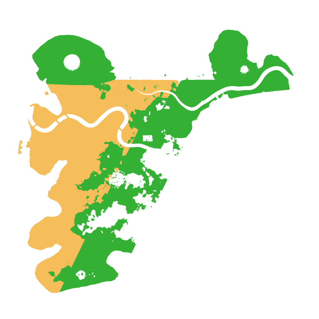 Biome Rust Map: Procedural Map, Size: 3500, Seed: 1952182076