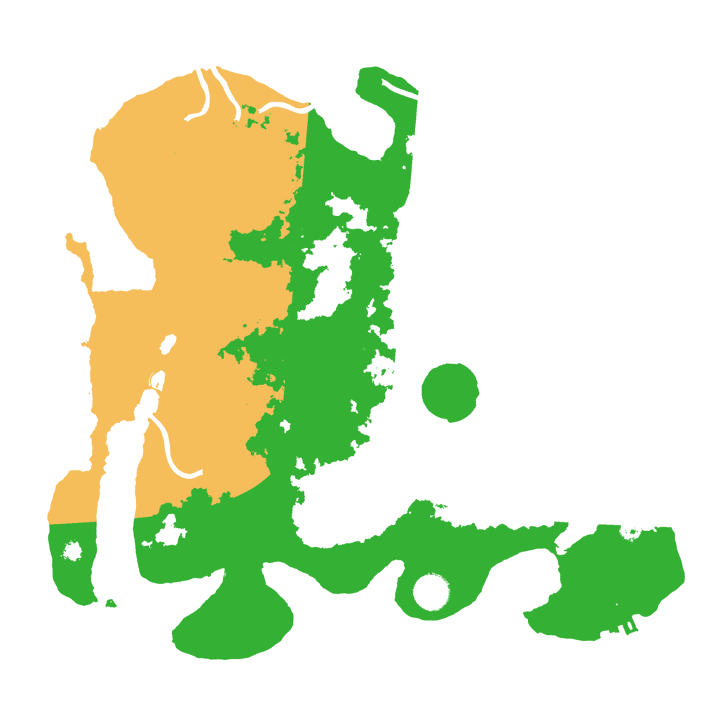 Biome Rust Map: Procedural Map, Size: 3500, Seed: 946398911