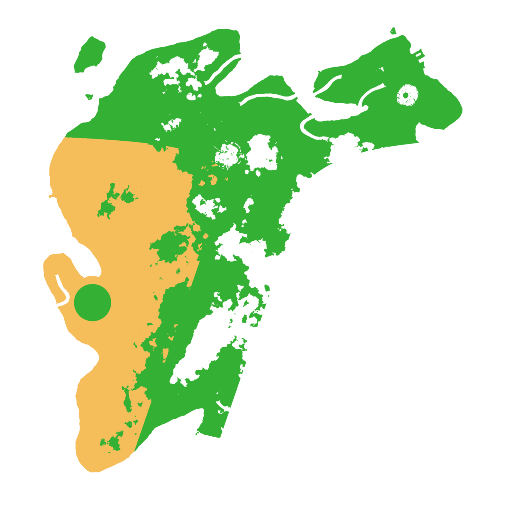 Biome Rust Map: Procedural Map, Size: 3650, Seed: 12046627