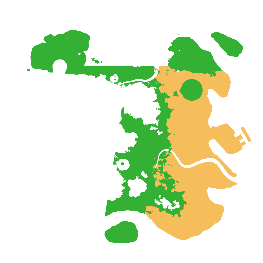 Biome Rust Map: Procedural Map, Size: 3250, Seed: 762466962