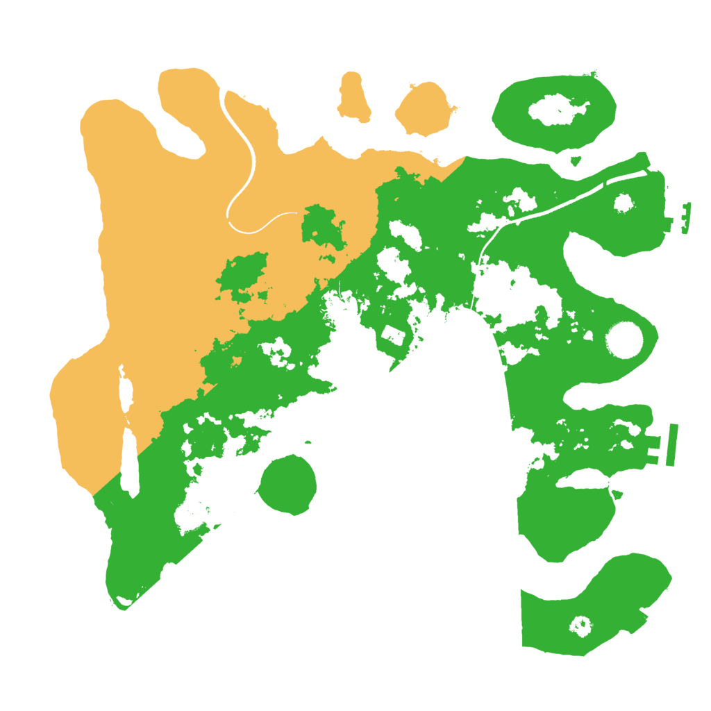 Biome Rust Map: Procedural Map, Size: 3400, Seed: 62971173