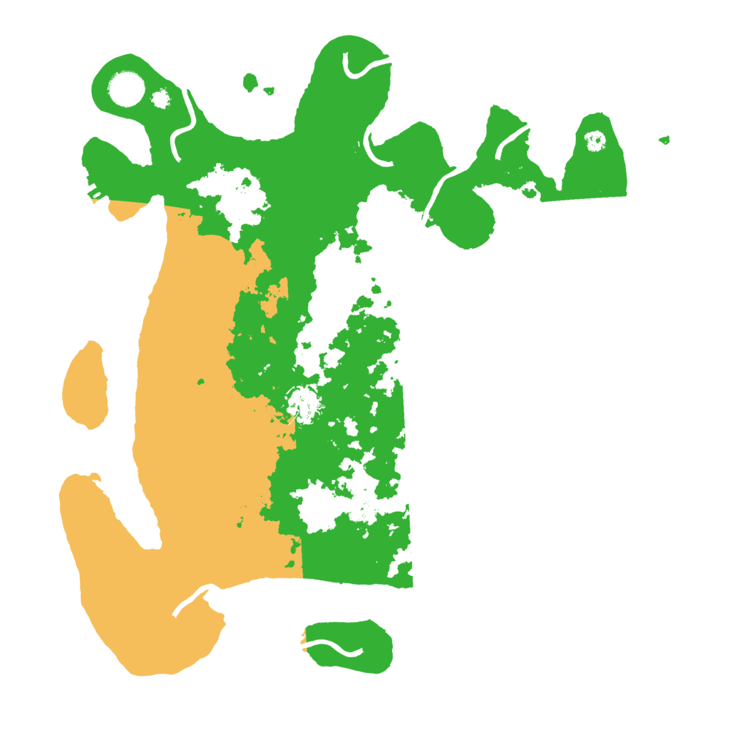Biome Rust Map: Procedural Map, Size: 3600, Seed: 95059376