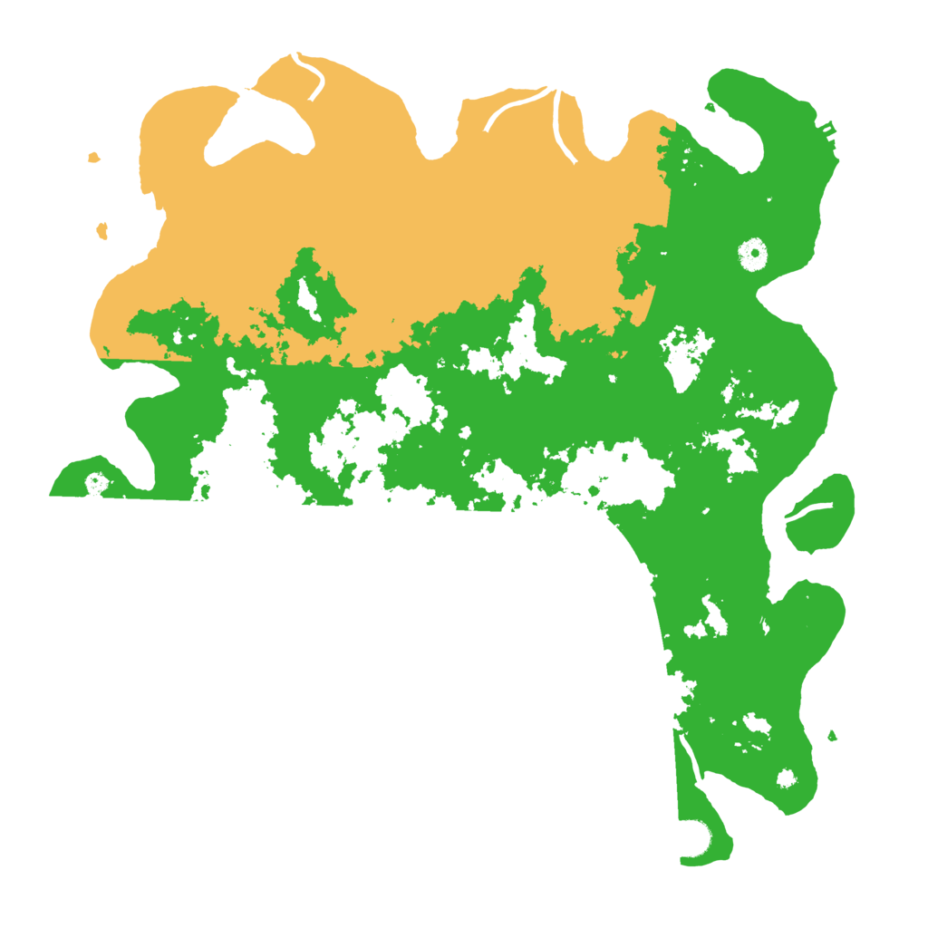 Biome Rust Map: Procedural Map, Size: 4500, Seed: 2039772195