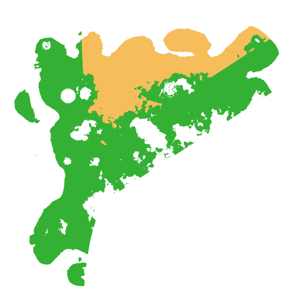 Biome Rust Map: Procedural Map, Size: 3650, Seed: 51032985